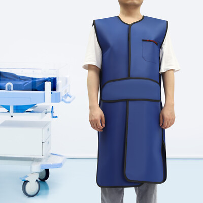 X-ray Protective Clothing Blue Color Protection Vest/Collar 0.35mmPb 60*100cm