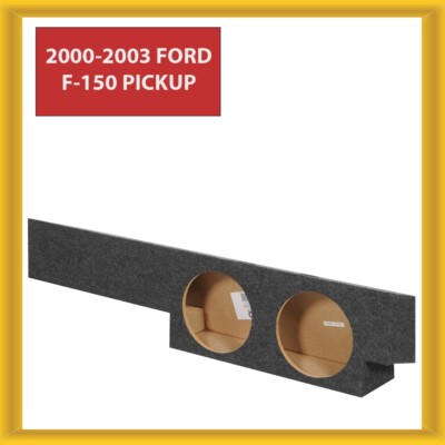 QPower Dual 10  10-Inch Empty Woofer Enclosure for Ford F-150 Super Crew  00- 03