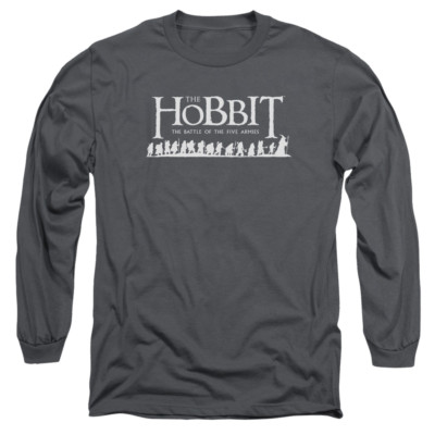 Hobbit Movie Trilogy, The Walking Logo - Men's Long Sleeve T-Shirt