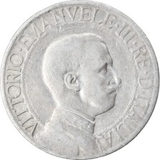 [#902346] Moneta, Italia, Vittorio Emanuele III, Lira, 1912, Roma, VF (20-25), Argento