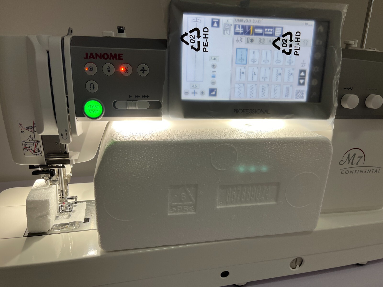 Janome Continental M7 Professional Sewing & Quilting Machine eBay