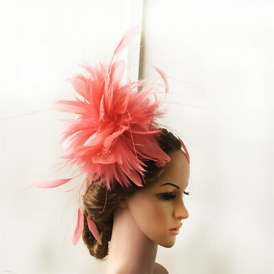 Goose Twisted Mount Hackle Feather Flower Peacock Millinery Hat Craft Fascinator