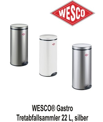 WESCO  Gastro Tretabfallsammler Inhalt 22 Liter