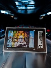 2024 Topps Chrome Star Wars Galaxy Disciples Empire WAVE REFRACTOR 4/99 SGC 9