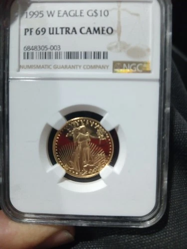 1995-W $10 American Gold Eagle 1/4 Oz 0.25 Ounce PF69 UCAM NGC