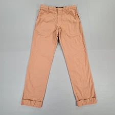 Paul SMith Mens Chino Trousers Brown W30 L27 Cotton Pants Tapered Leg