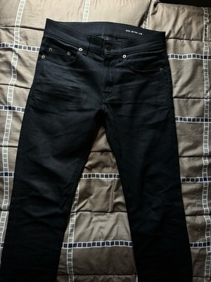 Saint Laurent D02 Black Skinny Jeans Hedi Slimane Era Size 27 | eBay