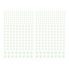 422 Pcs Glow in the Dark Stars Decals Decor Green Wall Stickers