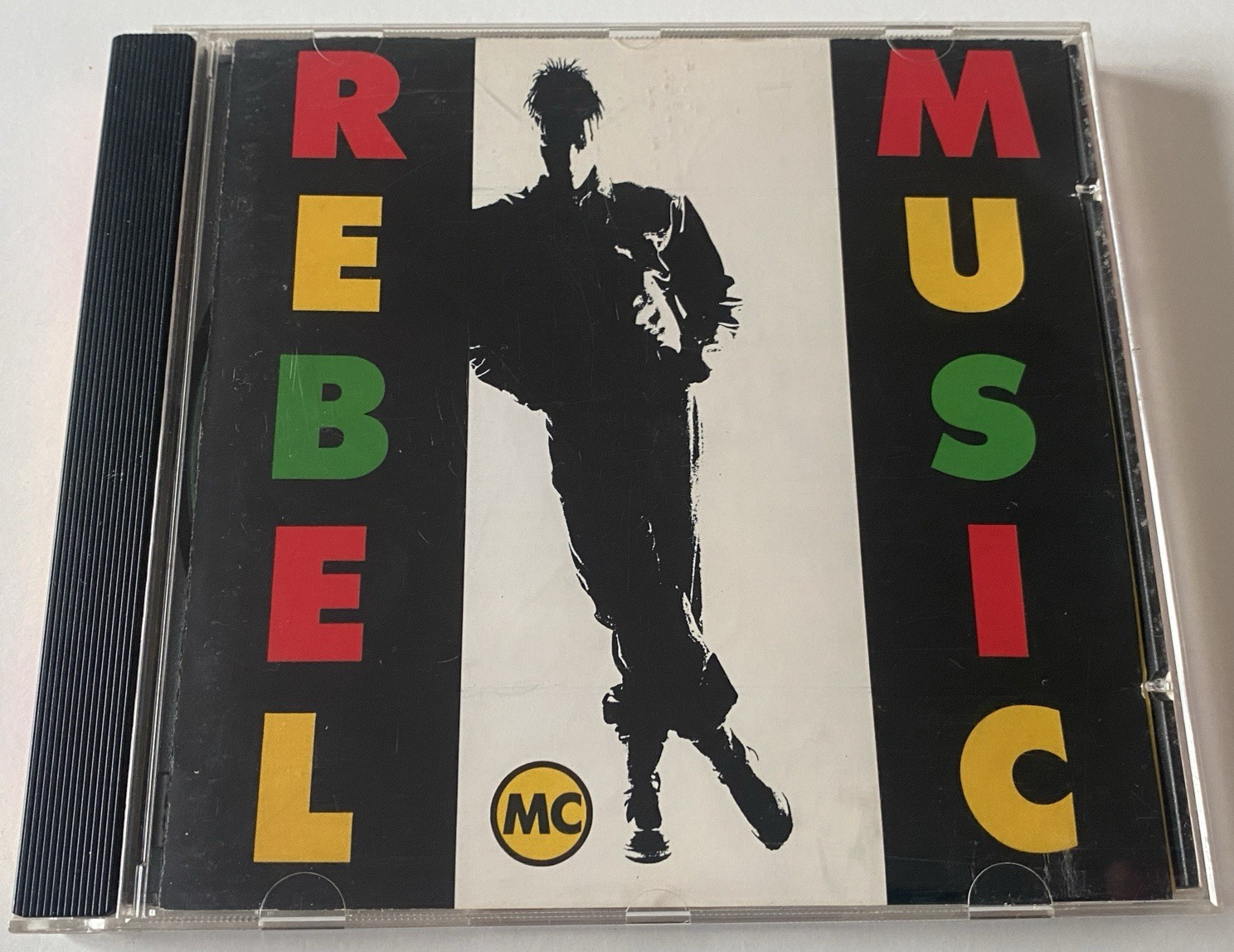 Rebel MC – Rebel Music UK CD Album 1990 Desire Records Double Trouble