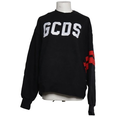 GCDS, Sweatshirt, Größe: S, Schwarz/Rot, Baumwolle, Print, Damen #Ber