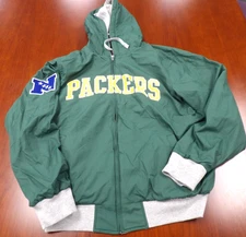 NEW G-III BY CARL BANKS NFL GREEN BAY PACKERS REVERSIBLE JACKET SIZE L