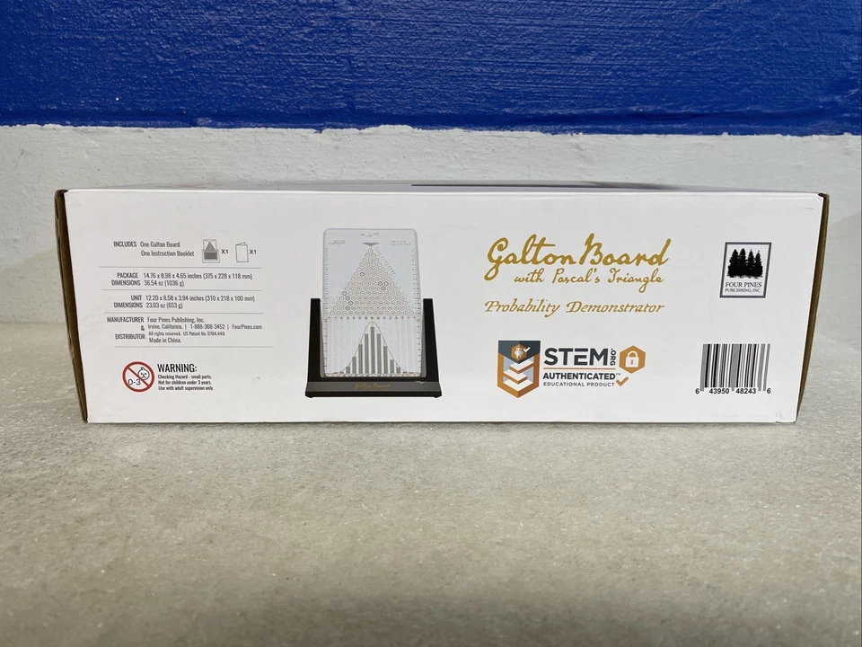 Galton Board With Pascal’s Triangle Probability Demonstrator Four Pines New - Image 3 of 4