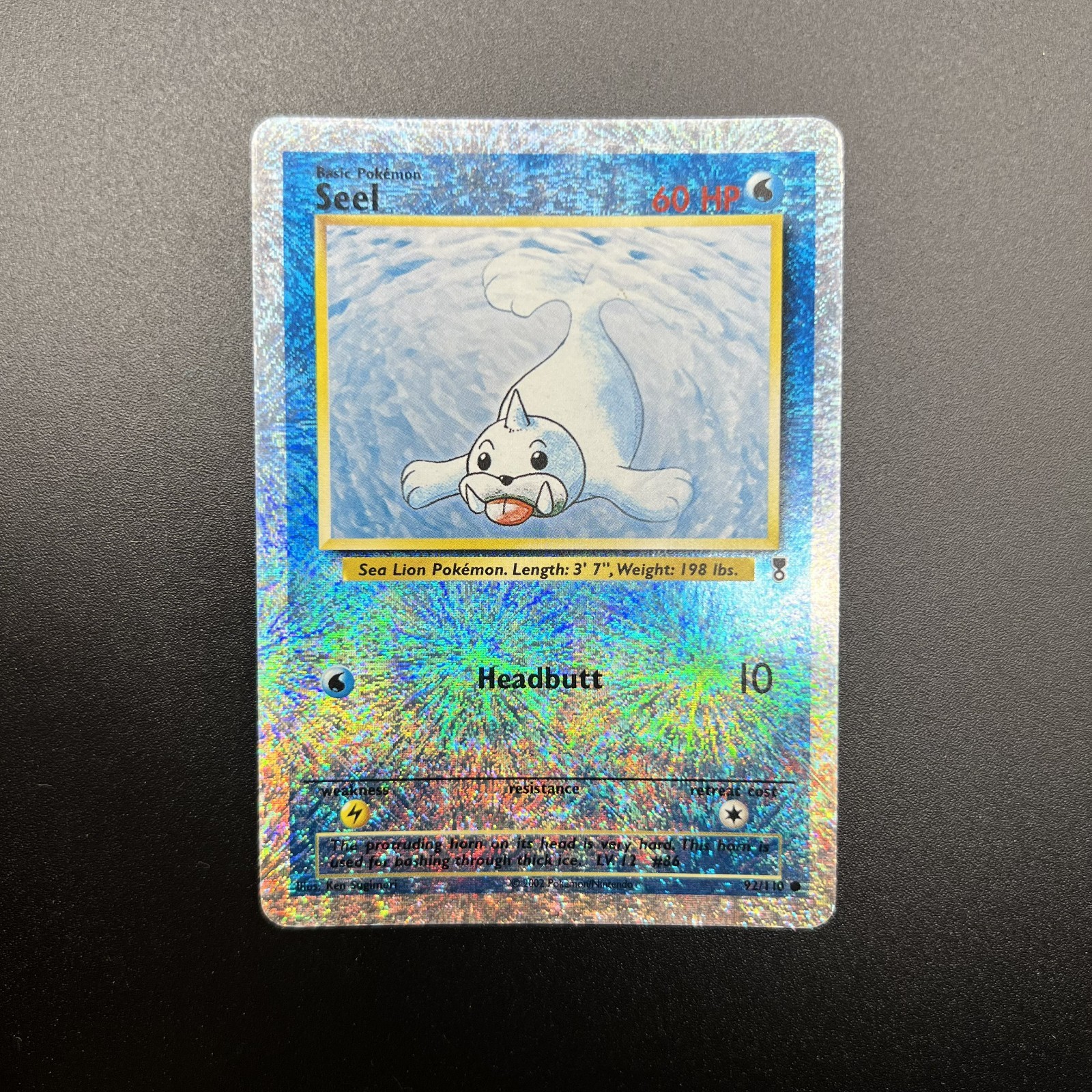 Pokemon Card Seel Reverse 92/110 Legendary Collection ENG English Good GD
