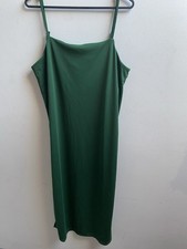 Women’s Green Long Strappy Maxi Dress - H&M - Size S - Brand New With Tags