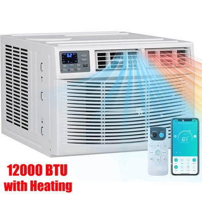 #ad #ad 12000 BTU Window Air Conditioner Cooling amp; Heating with Wifi Up to 550 Sq ft $389.99
