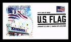 US COVER FLAG FOREVER FIRST DAY ISSUE PANDA CACHET