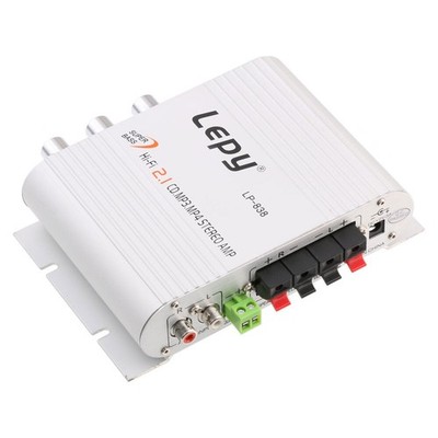 LEPY LP838 HiFi Bass 2.1 Audio Amplifier 12V #pq