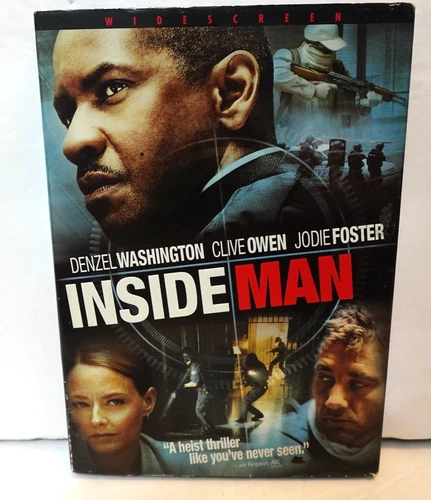 Inside Man (Widescreen, Denzel Washington , Jodie Foster) DVD w/slipcover