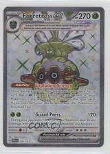 Forretress ex Ultra Rare Pokemon Scarlet & Violet Paldea Evolved PAL #230
