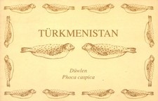 Turkmenistan. Fauna. 1993 seal. Booklet.