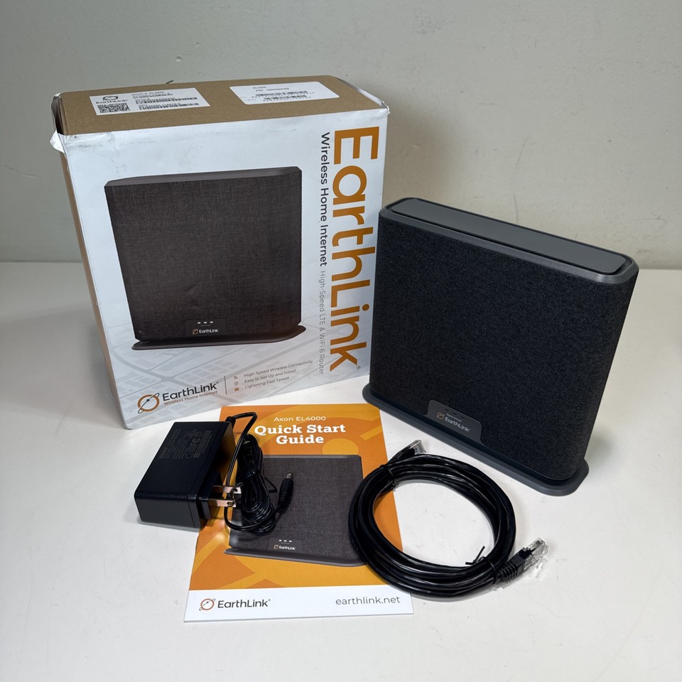 EarthLink Wireless Internet High Speed EL4000 LTE Wifi 6 Router | eBay
