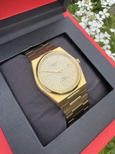 Tissot Prx Powermatic 80 40mm Automatic Gold Plated Men’s Watch Box And Papers