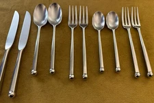 SERVICE FOR TWO (10) PCS SASAKI Stainless ORBIT WARD BENNETT Japan