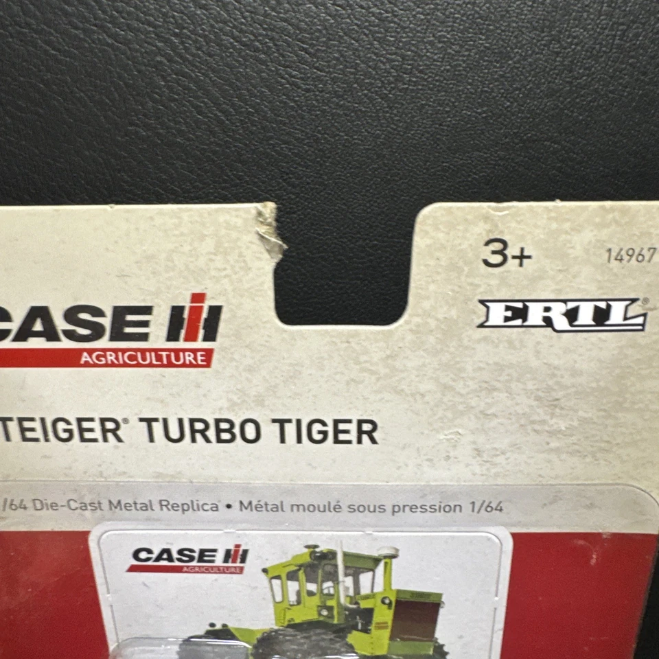 ERTL CASE IH Steiger Turbo Tiger 4WD Farm Tractor, Green, 1/64 - Image 4 of 4