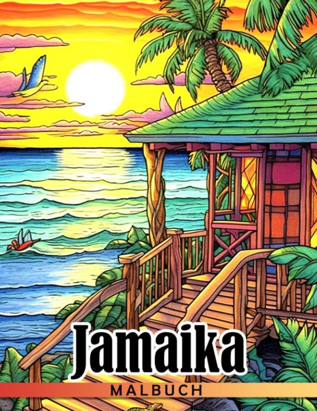 Malbuch Jamaika FüR Erwachsene & Jugendliche, Ausmalbilder, Entspannung-image