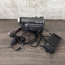 JVC GR-SXM320U Super VHS Camcorder VCR Transfer W/Battery AA V16U Charger READ