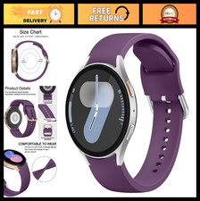 Soft Silicone Sport Band for Samsung Galaxy Watch 7/6/5/4 FE - 40mm/44mm, Unisex