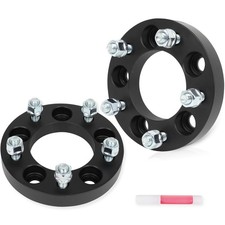 2PCS 1" Wheel Adapters Spacers 5 Lug 12x1.5 87.1 Bore 1979-1985 5x4.75 to 5x5