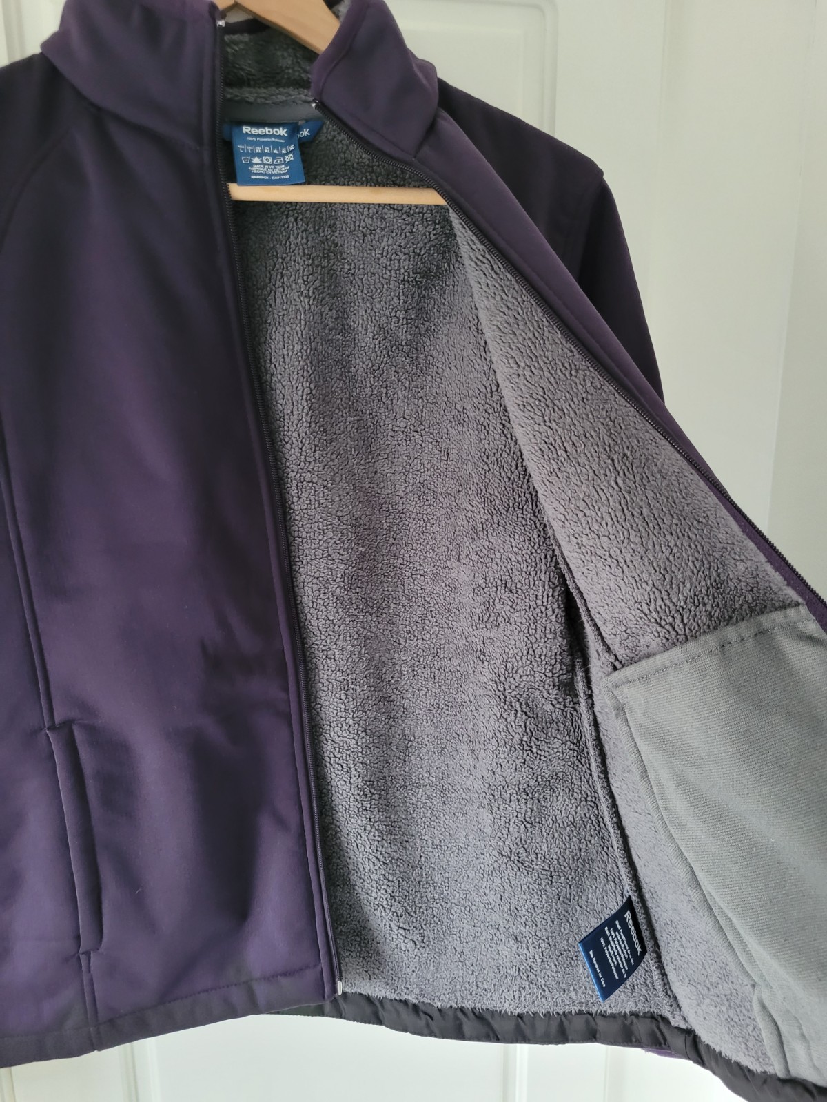 Reebok Jacket Softshell Fully Fleece Lined Full Z… - image 12