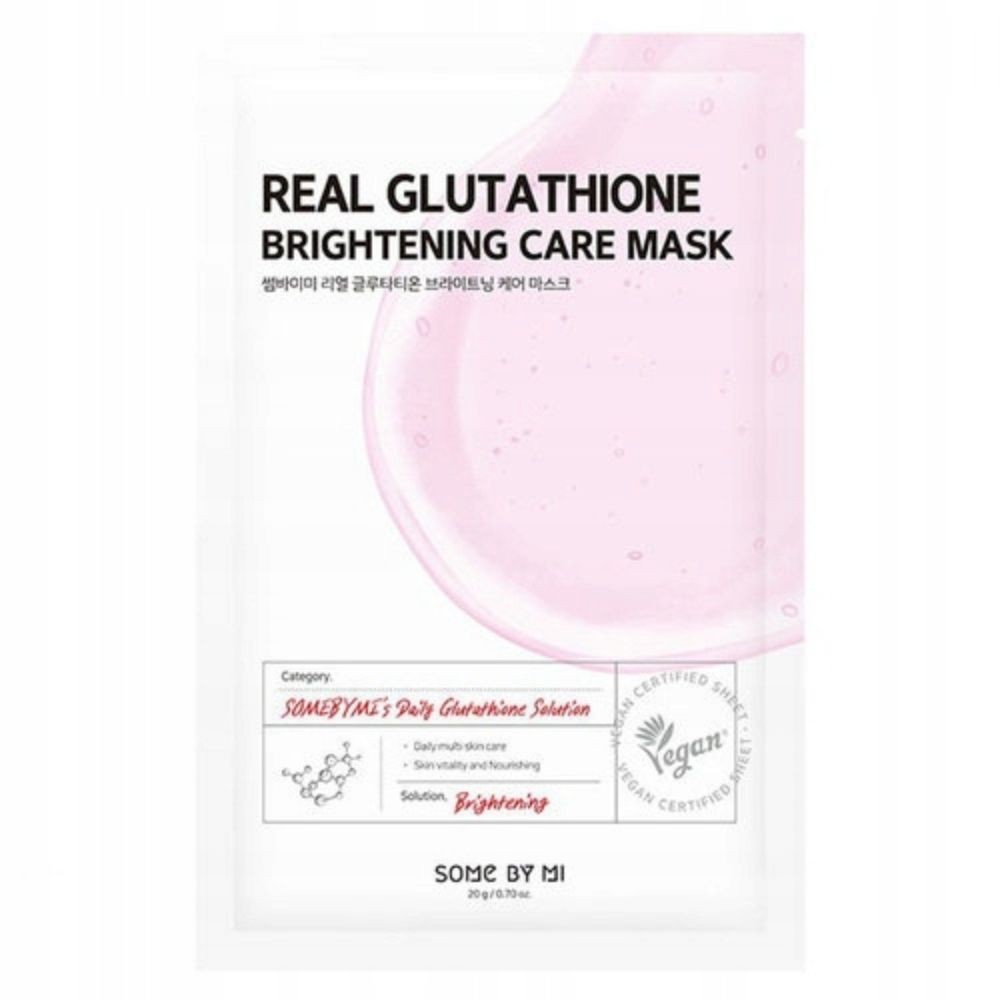 Some By Mi Real Glutathione Brightening Sheet Mask, 20 g