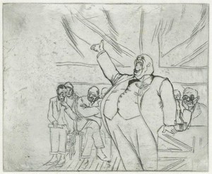 Roland Batchelor (1889-1990) - Etching - Figure Studies