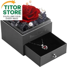 Preserved Rose,Birthday Gifts for Women Mom Girlfriend,Gifts for Mom Grandma Wif