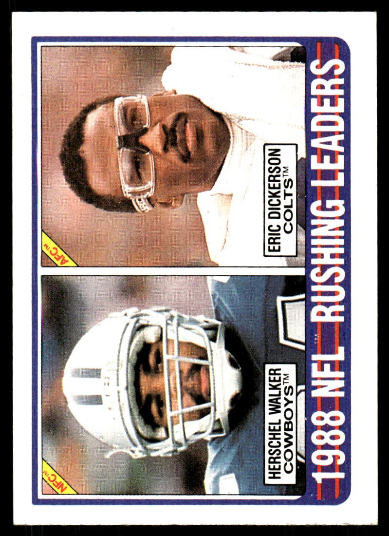 1988 NFL Rushing Leaders (Herschel Walker / Eric Dickerson) 1989 Topps #219