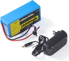 24V 5Ah Lithium Battery for Kid Ride on Toys with 29.4V 1A Charger, 1 Pack 500