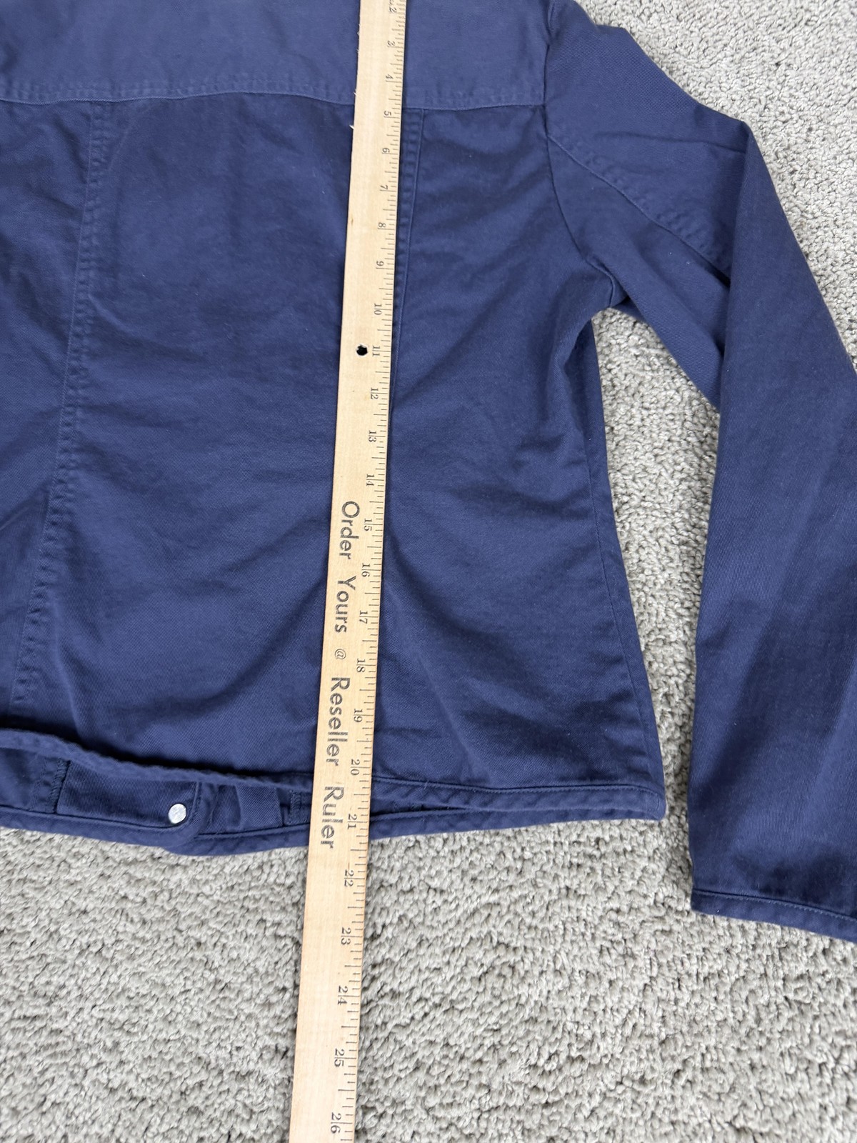 Pendleton Jacket Womens Petite Medium Blue Snap F… - image 7