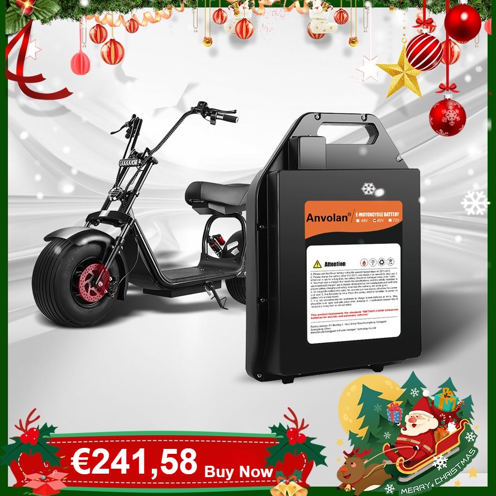 Batería de iones de litio 60V 20Ah BMS para Citycoco E-Scooter E-Bike Bicicleta Pedelec