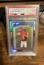2024 Panini Donruss Optic Jayden Daniels Holo RC PSA 9
