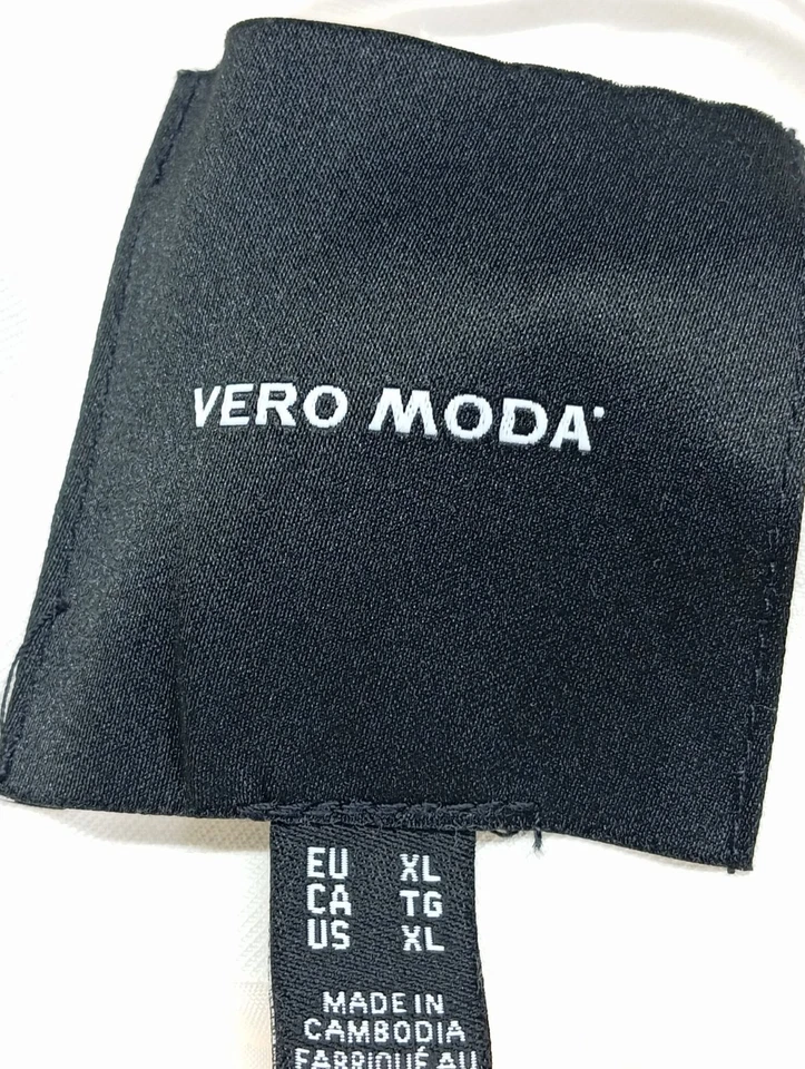 VERO MODA Blazer largo Mujeres Blazer Talla EU 42 blanco look casual - Imagen 4 de 4