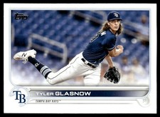 2022 Topps Tyler Glasnow Tampa Bay Rays #302