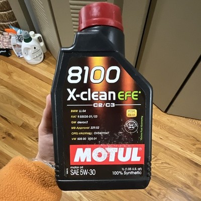 Motul 8100 x Clean 5W30 Synthetic Engine Oil Diesel/ Gas engines (4x 1L bottles)