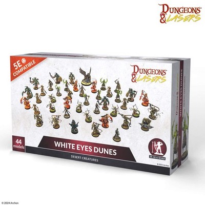 Archon Studio - DNL0102 : Dungeons & Lasers Miniatures: WHITE EYES DUNES - Neu