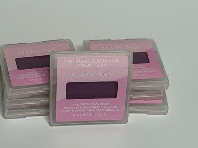 7 Mary Kay FRESH Lip and Cheek Cream Blush LUXE LILAC .11 oz FULL SZ NIB 203691