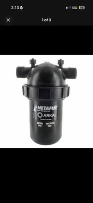 Netafim Arkal Manual Disc Filter 1'' 130 Micron Cylindrical Element Replacement