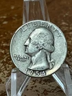 1954-S Washington silver quarter 90% silver  - as shown # WL60