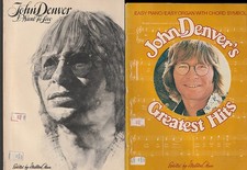 Lot 2 John Denver Songbooks Easy Piano Greatest Hits, I Want To Live Music Songs