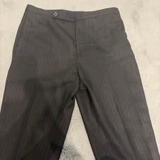 USED PRADA STRIPED SLACKS PANTS EXCELLENT